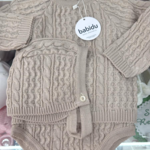conjunto de tres piezas babidu